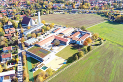 Luftbild Standort Deisenhofen © Gemeinde Oberhaching (eigene Drohnenaufnahme)