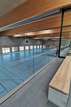Blick auf Turnhalle innen
