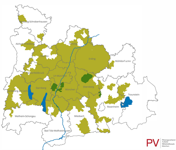 Karte der Mitglieder