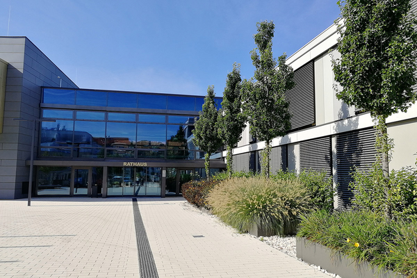 Eingangsbereich Rathaus Gilching