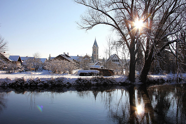 © Stadt Olching, Mühlbach im Winter