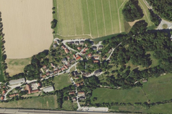 Nördlich von Nannhofen soll das neue Wohngebiet entstehen (oberer Bildrand) © Bayernatlas