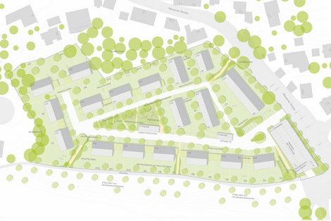 Lageplan; Erster Rang © Architekturbüro Wild und Landschaftsarchitekturbüro Lohde