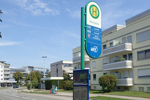 Bushaltestellenschild