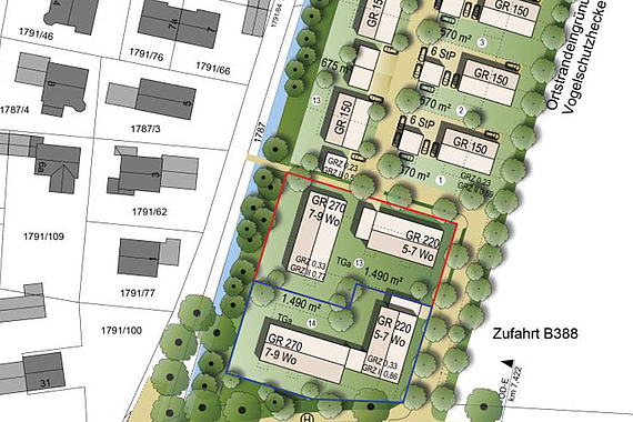 Städtebaulicher Entwurf Bebauungsplan Moosinning © Planungsverband Äußerer Wirtschaftsraum München (PV) Städtebaulicher Entwurf Bebauungsplan Moosinning © Planungsverband Äußerer Wirtschaftsraum München (PV)